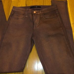 Joes Jeans brown mettalic